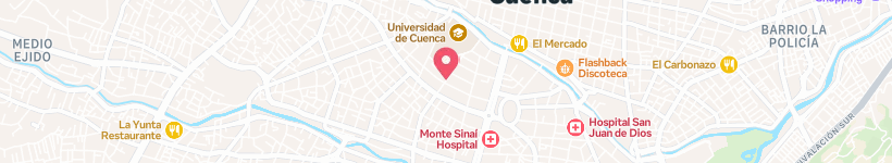 Map Of Wa-Yuki, Cuenca, Ecuador, Restaurant