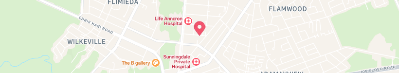Map Of Villa Med Guesthouse, Klerksdorp, South Africa, Hotel