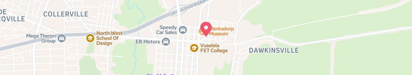 Map Of Autorama, Klerksdorp, South Africa, Car Dealership
