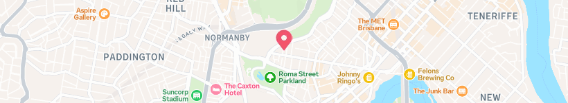 Map Of Parish Street, Spring Hill, Australia, Street