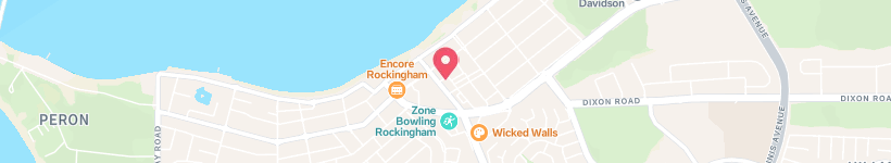 Map Of Flinders Lane, Rockingham, Australia, Street