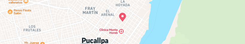 Map Of Jirón Agustin Cauper, Pucallpa, Peru, Street