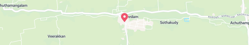 Map Of கடை தெரு, Nannilam, India, Street