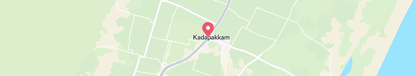 Map Of East Coast Road, Kādappākkam, India, Street