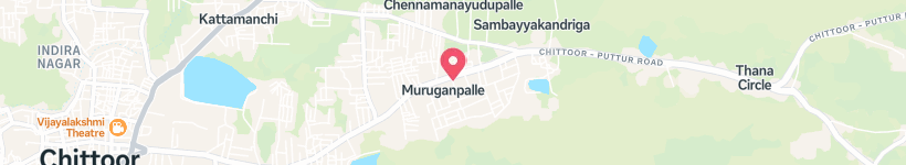 Map Of 1St Street, Chittoor, India, Street