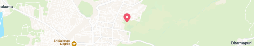 Map Of Theru Bazar, Dharmavaram, India, Street