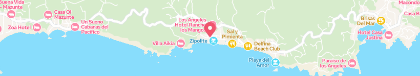 Mappa Di Ballelita, Zipolite, Messico, Albergo
