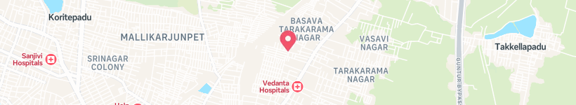 Map Of Mangaldas Nagar 1St Lane, Guntur, India, Street