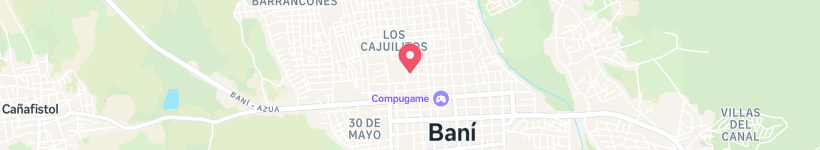 Map Of Las Mercedes, Baní, Dominican Republic, Street
