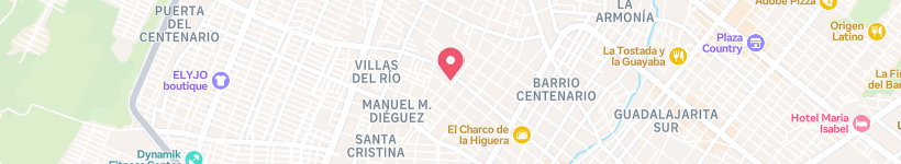 Map Of Juventino Rosas, Colima, Mexico, Street