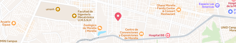 Map Of Hurinda, Morelia, Mexico, Street