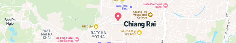 Map Of Ngam Muang Road, Wiang, Thailand, Street