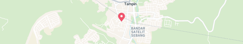 Map Of Jalan Perhentian Bas 1, Tampin, Malaysia, Street