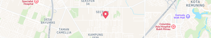 Map Of Jalan Sungai Long 32 / 154, Shah Alam, Malaysia, Street