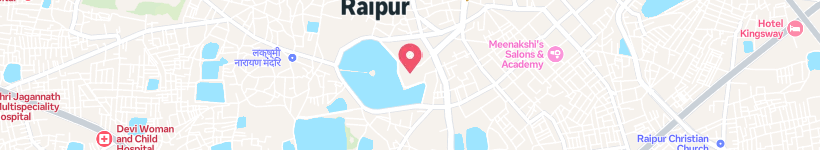 Map Of Kalibadi Chowk, Raipur, India, Street