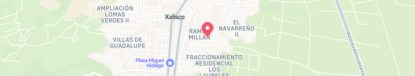 Map Of Vicente Guerrero, Xalisco, Mexico, Street