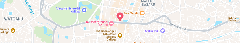 Map Of Gorky Terrace Rd, Kolkata, India, Street