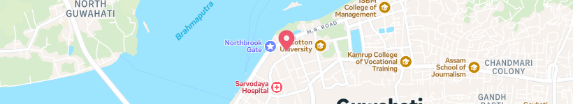 Map Of West, Guwahati, India, Street