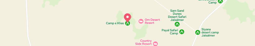 Mapa De Camp E Khas, Sām, Índia, Hotel