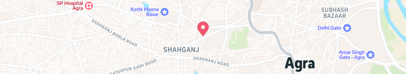 Map Of Syed Ali Nabi Rd, Panchkuiyan- Shahganj Road, Agra, India, Street