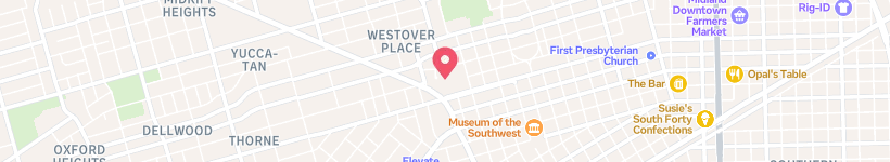 Map Of Rosalind Redfern Grover Parkway, Midland, United States, Street