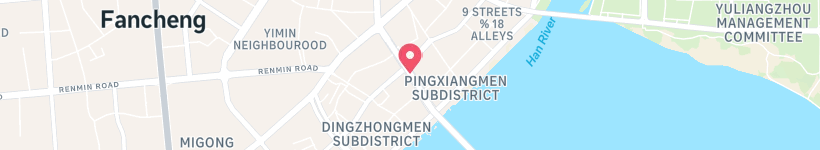 Map Of Jiao Jia Tai Xiang, Xiangyang, China, Street