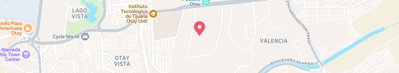 Мапа Calle 1 Oriente, Тихуана, Мексико, Улица