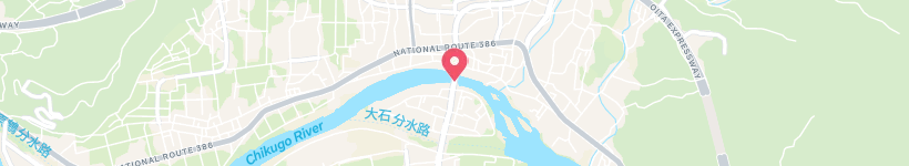 Kort Af Pont De Showa-Bashi, Asakura, Japan, Gata