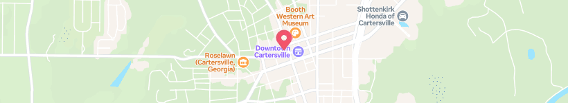 Mapa De Bartow County Courthouse, Eua, Edifici