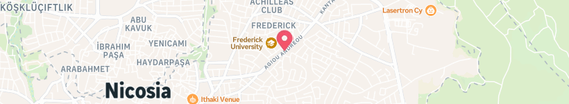 Map Of Agiou Andreou, Nicosia, Cyprus, Street