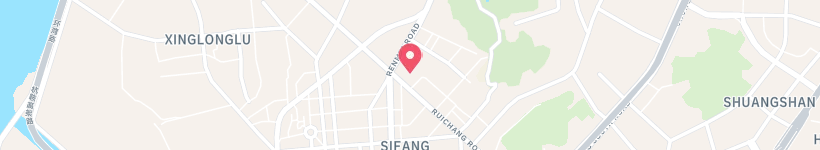 Map Of Shang Zhi Lu, Qingdao, China, Street