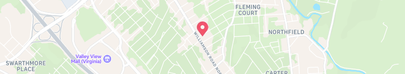 Map Of Fleming Avenue Northwest, Roanoke, United States, Street