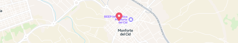 Map Of Calle Antonio Machado, Monforte Del Cid, Spain, Street