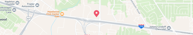 Map Of Dunn Road, Florissant, United States, Street