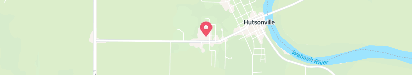 Map Of West Clover Street, Hutsonville, United States, Street