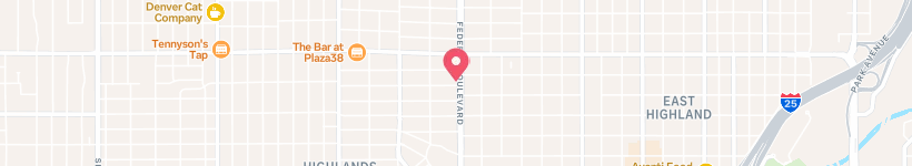 Map Of West 37Th Avenue, Denver, United States, Street