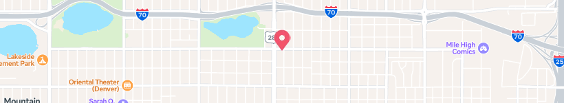 Map Of First Denver Friends Church, United States, Church