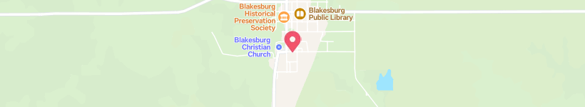 Map Of West South Street, Blakesburg, United States, Street