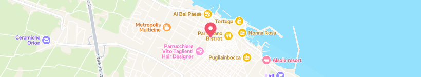 Xəritə Via San Pasquale, Mola Di Bari, İtaliya, Küçə