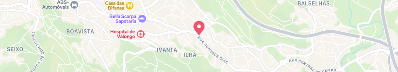 Map Of Buondi Caffe, Valongo, Portugal, Cafe