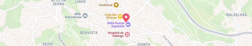 Map Of Largo Do Centenário, Portugal, Town Square
