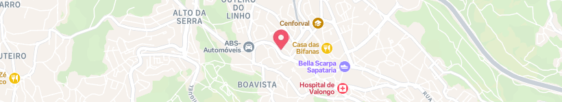 Map Of Rua Conde Ferreira, Valongo, Portugal, Street