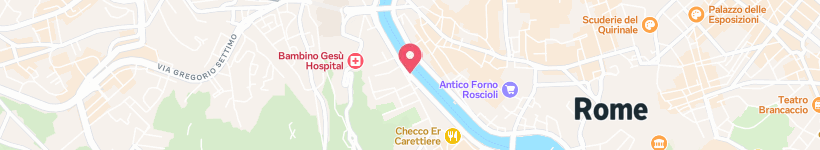 Map Of Lungotevere Farnesina, Rome, Italy, Street