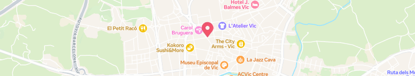 Map Of Birgueries, Vic, Spain, Attraction