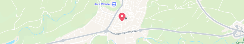 Map Of Calle Del Ferrenal, Jaca, Spain, Street
