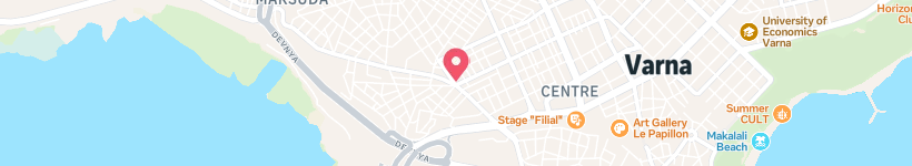 Map Of Ulitsa " Krakra ", Varna, Bulgaria, Street