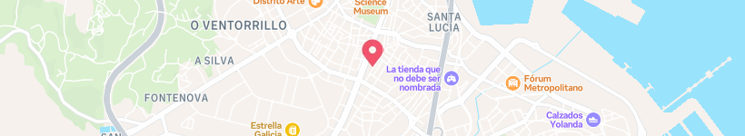 Map Of Rúa Sofía Casanova, A Coruña, Spain, Street