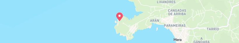 Map Of Faro De Mera, Spain, Lighthouse