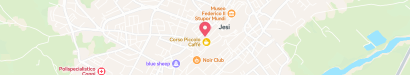 Map Of Piazza Dei Martiri Delle Foibe Istriane, Jesi, Italy, Street