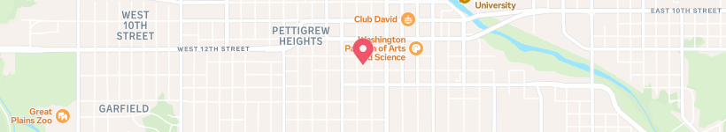 Map Of West 13Th Street, Sioux Falls, United States, Street